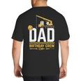 Dad Birthday Crew Construction Big And Tall Men's T-Shirt Back Print