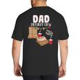 Dad Birthday Crew Pizza Theme Birthday Pizza Lover Party Big And Tall Men's T-Shirt Back Print