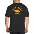 Dad Of The Birthday First Trip Around The Sun Birthday Big And Tall Men's T-Shirt Back Print