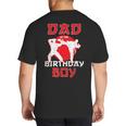 Dad Of The Birthday Karate Taekwondo Boy Martial Arts Big And Tall Men's T-Shirt Back Print