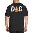 Dad Birthday Pizza 1st Birthday Pizza Family Matching Big And Tall Men's T-Shirt Back Print
