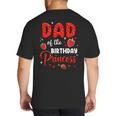 Dad Of The Birthday Princess Strawberry Theme Bday Party Big And Tall Men's T-Shirt Back Print Dad Of The Birthday Princess Strawberry Theme Bday Party Big And Tall Men's T-Shirt Back Print