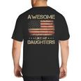 Dad From Daughter Awesome Like My Daughters Big And Tall Men's T-Shirt Back Print