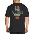 Dad By Day PC Gamer By Night For Gaming Dads Big And Tall Men's T-Shirt Back Print Dad By Day PC Gamer By Night For Gaming Dads Big And Tall Men's T-Shirt Back Print