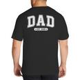 Dad Est 2026 Promoted To Daddy 2026 New Dad Papa Father Big And Tall Men's T-Shirt Back Print