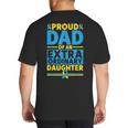 Dad Of An Extraordinary Daughter Down Syndrome Awareness Day Big And Tall Men's T-Shirt Back Print Dad Of An Extraordinary Daughter Down Syndrome Awareness Day Big And Tall Men's T-Shirt Back Print