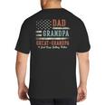 Dad Grandpa Great Grandpa I Just Keep Getting Better Big And Tall Men's T-Shirt Back Print