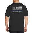 Dad Is A Hero Idea Son Daughter Of Police Big And Tall Men's T-Shirt Back Print Dad Is A Hero Idea Son Daughter Of Police Big And Tall Men's T-Shirt Back Print