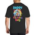 Dad And Mom Daddy Of The Birthday Boy Family Party Decor Big And Tall Men's T-Shirt Back Print