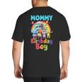 Dad And Mom Mommy Of The Birthday Boy Family Party Decor Big And Tall Men's T-Shirt Back Print