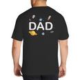 Dad Outer Space Birthday Party Family Boys Girls Big And Tall Men's T-Shirt Back Print