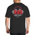 Dad Pit Crew Birthday Party Race Car Racing Family Matching Big And Tall Men's T-Shirt Back Print Dad Pit Crew Birthday Party Race Car Racing Family Matching Big And Tall Men's T-Shirt Back Print