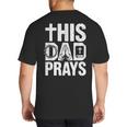This Dad Pray Religious Vintage Father's Day Christian Daddy Big And Tall Men's T-Shirt Back Print