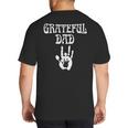 Dad Retro Distressed Grateful Dad Big And Tall Men's T-Shirt Back Print