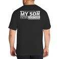 Dad Shirt From Son Men Fathers Day Dad Big And Tall Men's T-Shirt Back Print