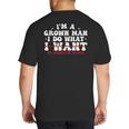 Dad Shirts From Daughter I Do What My Daughter Wants Big And Tall Men's T-Shirt Back Print