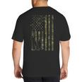 Dad And Son Duck Hunting Father And Son Matching Hunting Big And Tall Men's T-Shirt Back Print