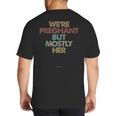 Dad To Be For Soon To Be Dad For New Dad Father Big And Tall Men's T-Shirt Back Print