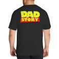 Dad Story Big And Tall Men's T-Shirt Back Print