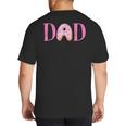 Dad Of The Sweet One Birthday Donut Girl 1st Birthday Big And Tall Men's T-Shirt Back Print