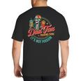 Dad Tax Making Sure It's Not Poison Father's Day Big And Tall Men's T-Shirt Back Print