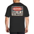Dad Of a Teenager Official Teenager Matching Big And Tall Men's T-Shirt Back Print