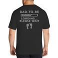 Dad-To-Be Loading Big And Tall Men's T-Shirt Back Print