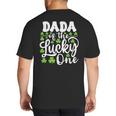 Dada Of The Lucky One First Birthday St Patrick's Day Big And Tall Men's T-Shirt Back Print
