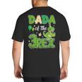 Dada Of The Three Rex Birthday Dinosaur Family Matching Big And Tall Men's T-Shirt Back Print Dada Of The Three Rex Birthday Dinosaur Family Matching Big And Tall Men's T-Shirt Back Print