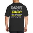 Daddy Of The Birthday Boy Bat Family Party Theme Boys Big And Tall Men's T-Shirt Back Print Daddy Of The Birthday Boy Bat Family Party Theme Boys Big And Tall Men's T-Shirt Back Print