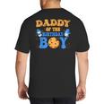 Daddy Of The Birthday Boy Milk And Cookies Lover Big And Tall Men's T-Shirt Back Print Daddy Of The Birthday Boy Milk And Cookies Lover Big And Tall Men's T-Shirt Back Print