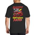 Daddy Of The Birthday Racer Race Car Party Family Matching Big And Tall Men's T-Shirt Back Print