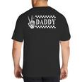 Daddy Family Birthday Matching Bad Two The Bone Bday Big And Tall Men's T-Shirt Back Print
