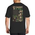 My Daddy Is My Hero Military Dad US Flag Father’s Day Big And Tall Men's T-Shirt Back Print My Daddy Is My Hero Military Dad US Flag Father’s Day Big And Tall Men's T-Shirt Back Print