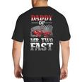 Daddy Of Mr Two Fast Two Fast 2 Curious 2nd Birthday Big And Tall Men's T-Shirt Back Print
