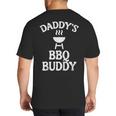 Daddys BBQ Buddy Cute Barbecue Family Match Boys Girls Kids Big And Tall Men's T-Shirt Back Print