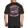 Daddy's Golf Buddy Cute Family Golfer Sport Fan Tee Matching Big And Tall Men's T-Shirt Back Print