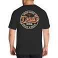 Dad's BBQ Chilling And Grilling Vintage Big And Tall Men's T-Shirt Back Print