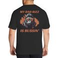 Dad's Birthday Father's Day Dad RIzz Is Bussin' Big And Tall Men's T-Shirt Back Print Dad's Birthday Father's Day Dad RIzz Is Bussin' Big And Tall Men's T-Shirt Back Print