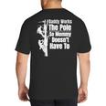 Dads Electrical Lineman Gear Husband & Lineman Wife Big And Tall Men's T-Shirt Back Print