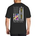 My Dad's Fight Is My Fight Bladder Cancer Awareness Big And Tall Men's T-Shirt Back Print