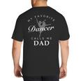 Dance Dad And Daughter Shirt For Men Big And Tall Men's T-Shirt Back Print