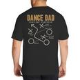 Dance Dad Shirt Proud Dancer Dancing Father Men Tee Big And Tall Men's T-Shirt Back Print