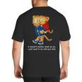 Daniel And Dad Tiger Dark Shirt Big And Tall Men's T-Shirt Back Print