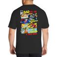 DC Comics Father's Day Justice League Dad Attributes Big And Tall Men's T-Shirt Back Print