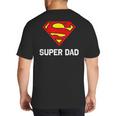 DC Comics Superman Father's Day Super Dad Logo Big And Tall Men's T-Shirt Back Print DC Comics Superman Father's Day Super Dad Logo Big And Tall Men's T-Shirt Back Print