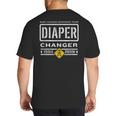 Diaper Changer Duty Expecting Baby New Dad Mom Big And Tall Men's T-Shirt Back Print Diaper Changer Duty Expecting Baby New Dad Mom Big And Tall Men's T-Shirt Back Print