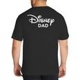 Disney Dad Big And Tall Men's T-Shirt Back Print