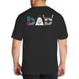 Disney Frozen Olaf Sven Kristoff Father’s Day Birthday Dad Big And Tall Men's T-Shirt Back Print