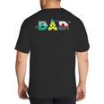 Disney The Little Mermaid Ariel Father’s Day Birthday Dad Big And Tall Men's T-Shirt Back Print